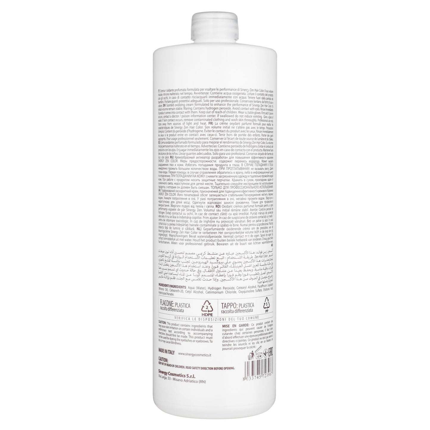 Окисник з кератином 2% ZEN Sinergy 1000 мл