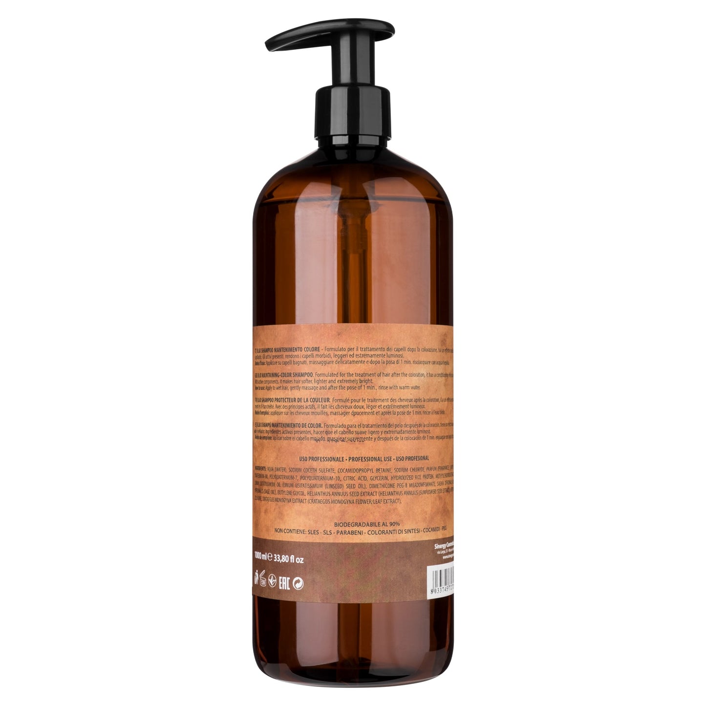 Безсульфатний шампунь для фарбованого волосся B.iO Sinergy 1000 мл