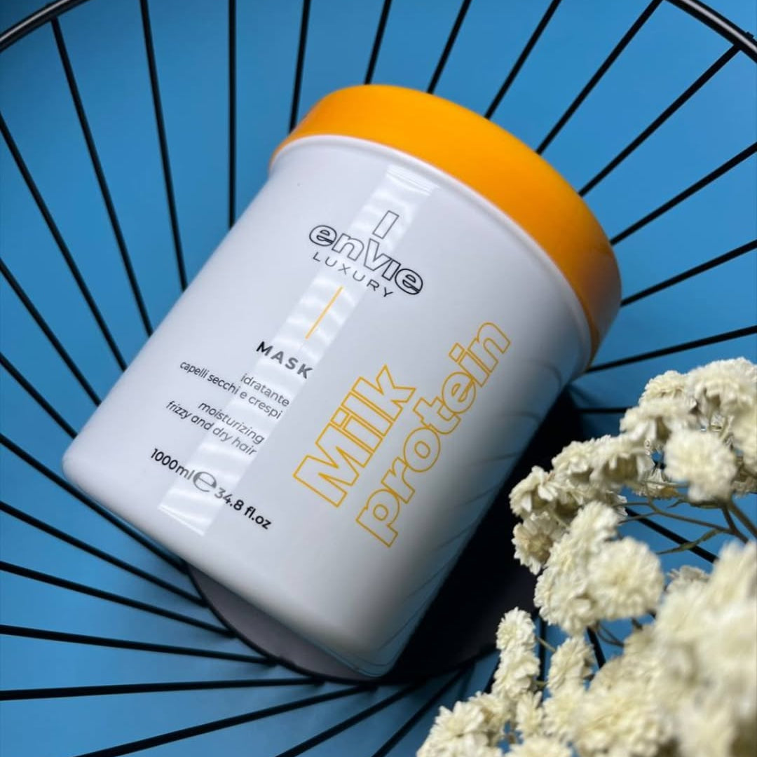 Маска для сухого та кучерявого волосся з молочними протеїнами LUXURY MILK ENVIE 1000 мл