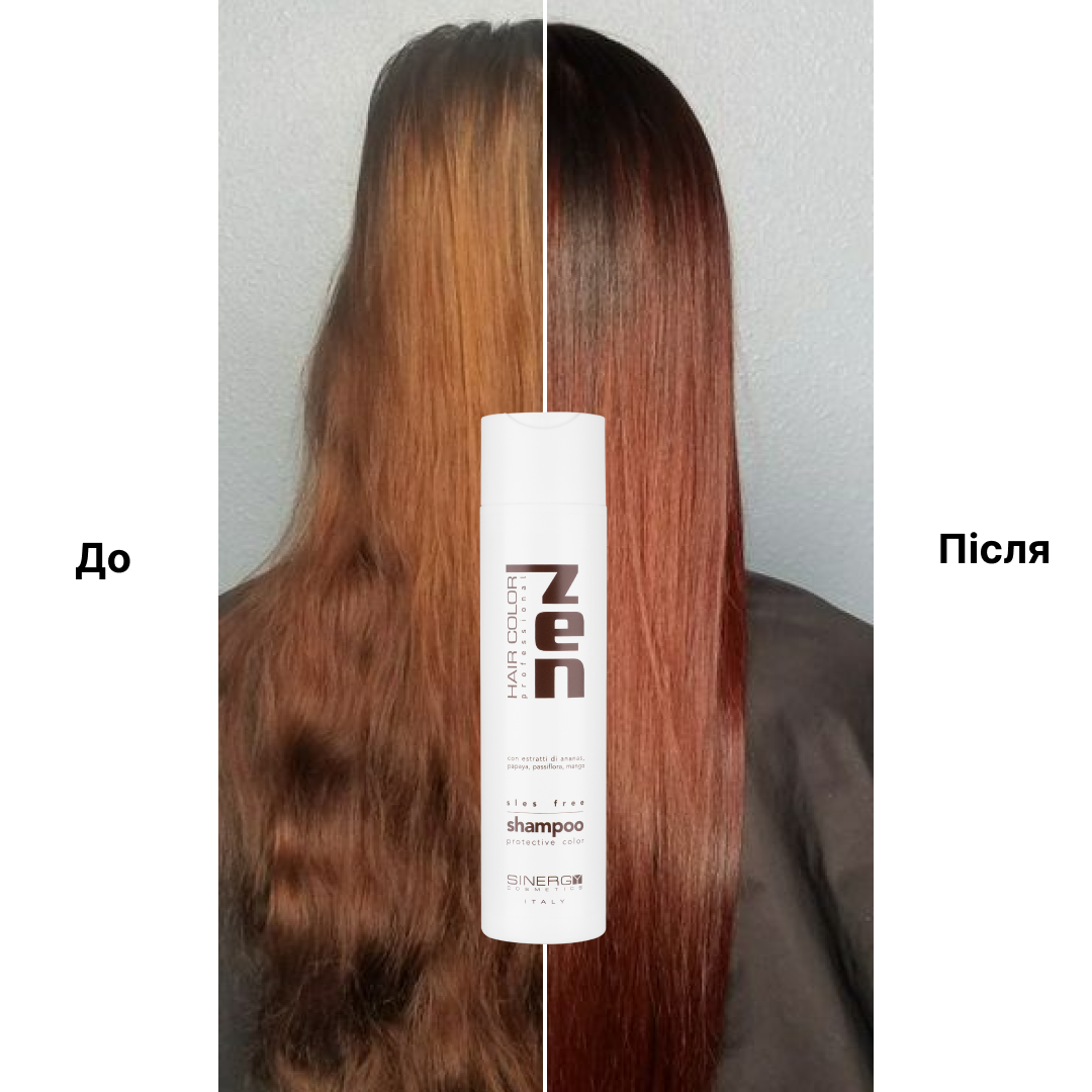 Шампунь для збереження кольору фарбованого волосся Sinergy ZEN 250 мл