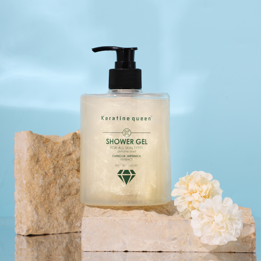 Гель для душу з екстрактом камелії Keratin Queen, 500 мл