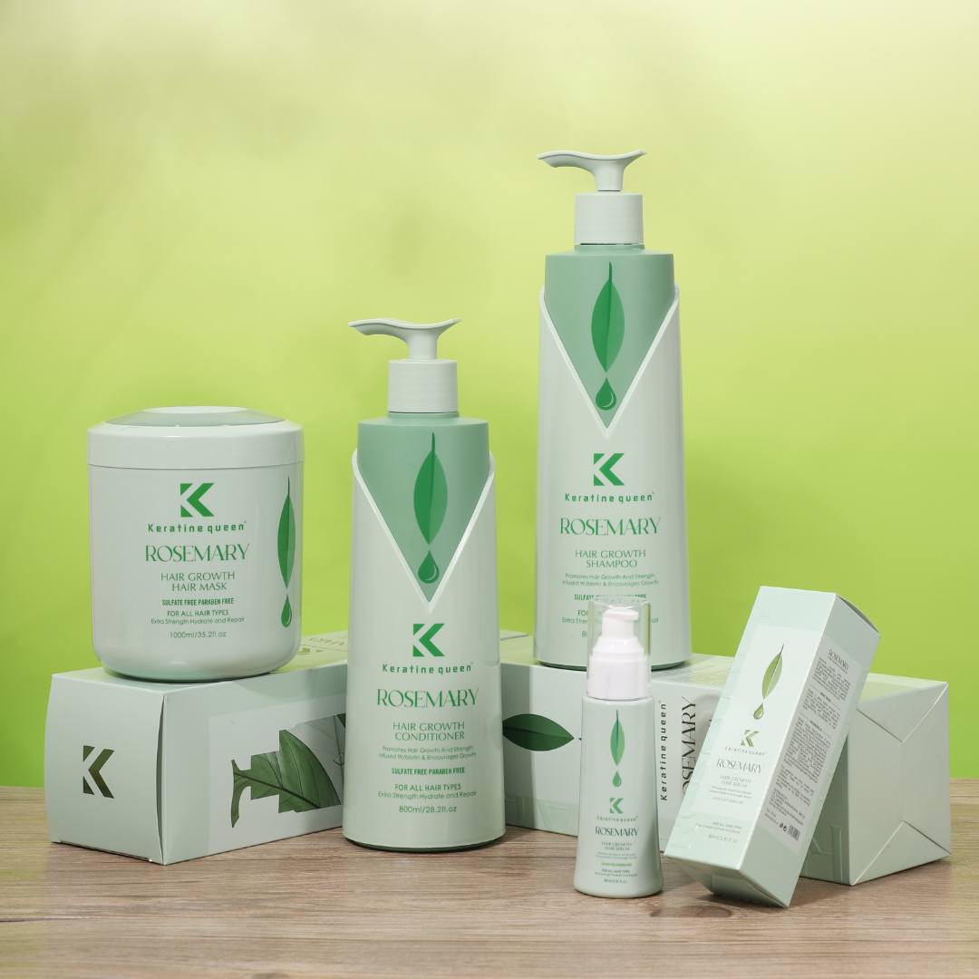 Олійка для волосся з розмарином для блиску та розгладження посічених кінчиків Keratin Queen, 100 мл