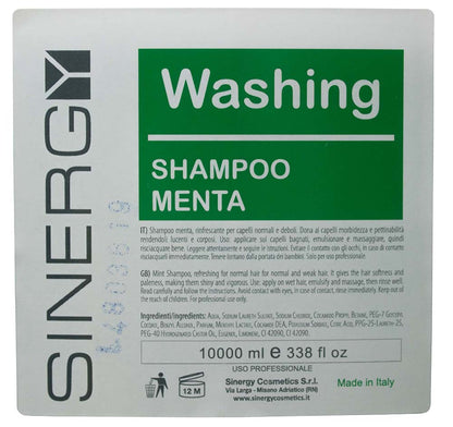 Шампунь ментоловий Sinergy 10л