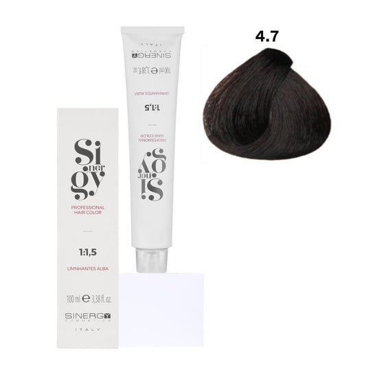 Крем-фарба для волосся Sinergy №4/7 Кава 100 мл