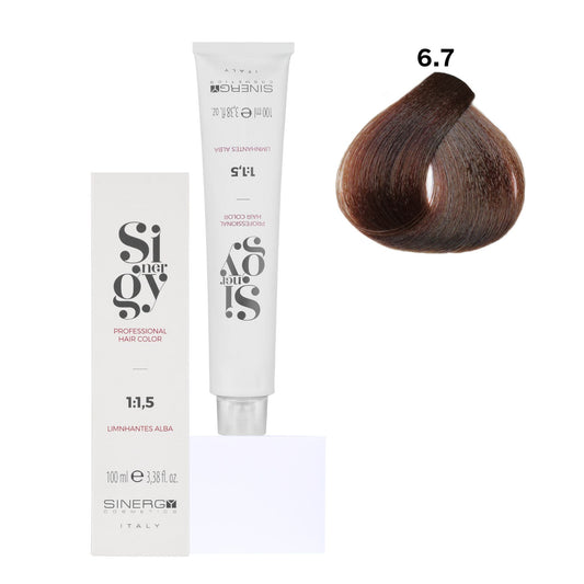 Крем-фарба для волосся Sinergy №6/7 Какао 100 мл