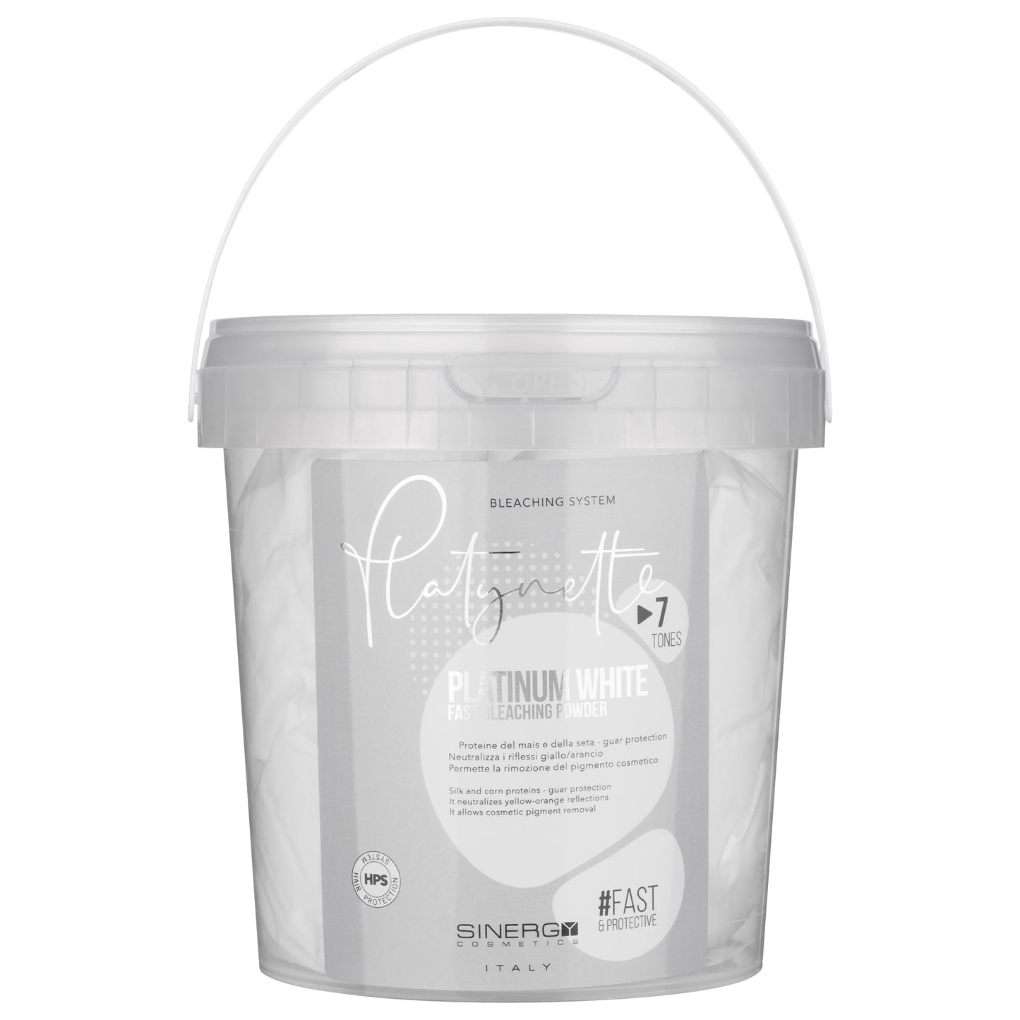 Порошок для висвітлення волосся Sinergy білий, 500гр