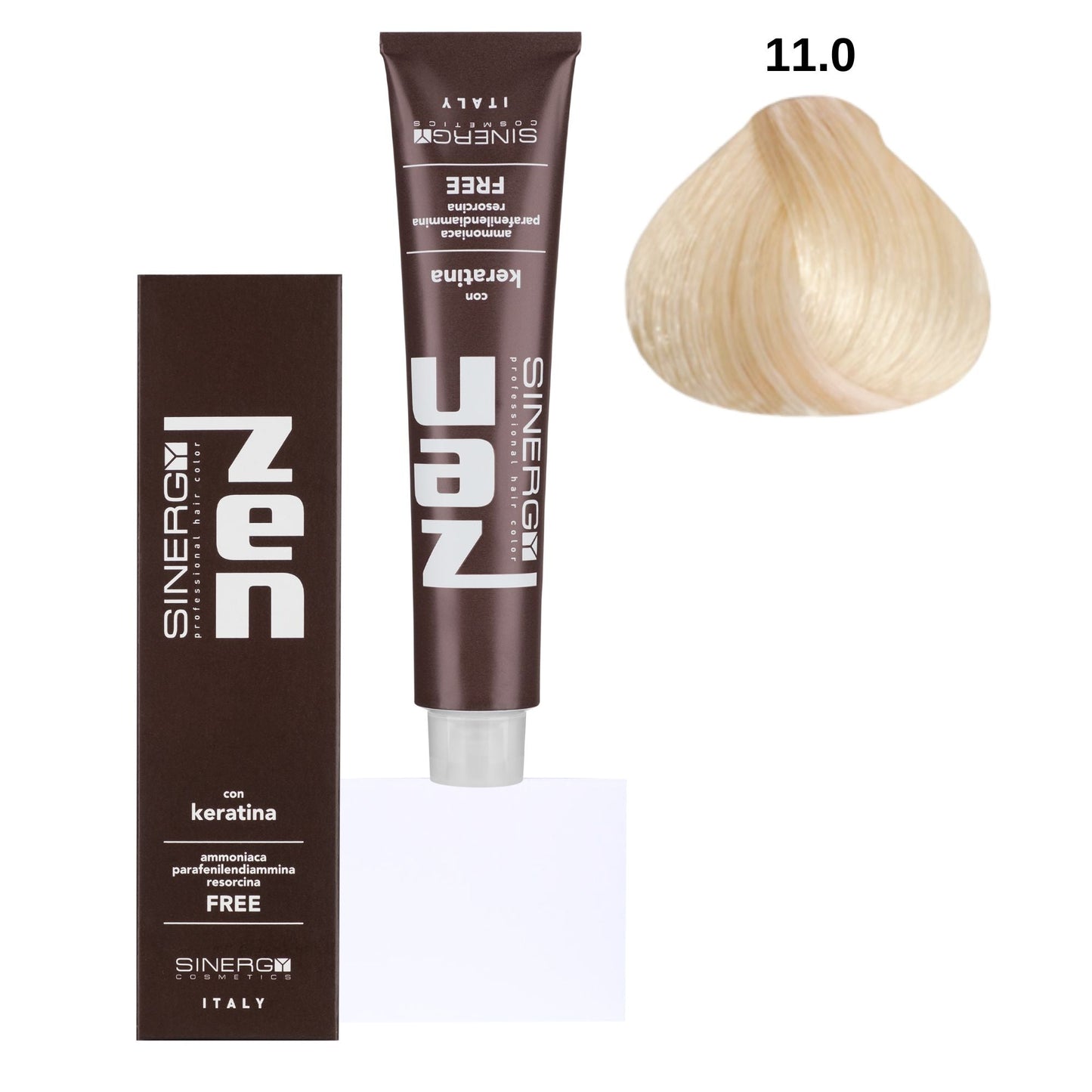 Безаміачна крем-фарба для волосся Sinergy №11/0 Платиновий екстра світло-русий 100 мл