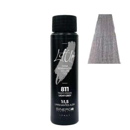 Безаміачна тонуюча гелева фарба для волосся Sinergy LITUP 811 перлиновий 50 мл