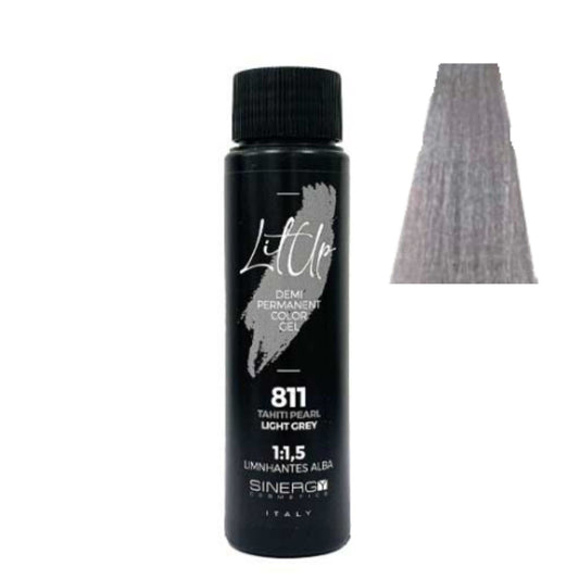 Безаміачна тонуюча гелева фарба для волосся Sinergy LITUP 811 перлиновий 50 мл