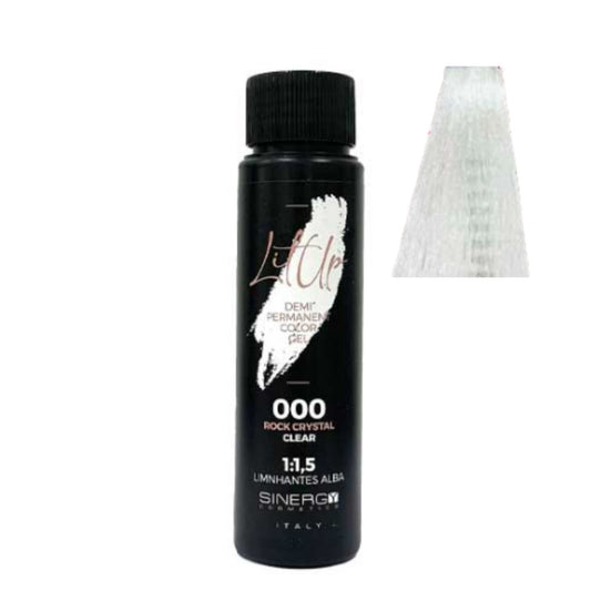 Безаміачна тонуюча гелева фарба для волосся Sinergy LITUP 000 клір 50 мл