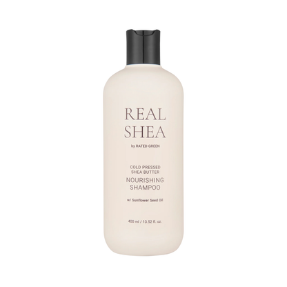 Шампунь живильний з маслом ши REAL SHEA Rated Green 400 мл