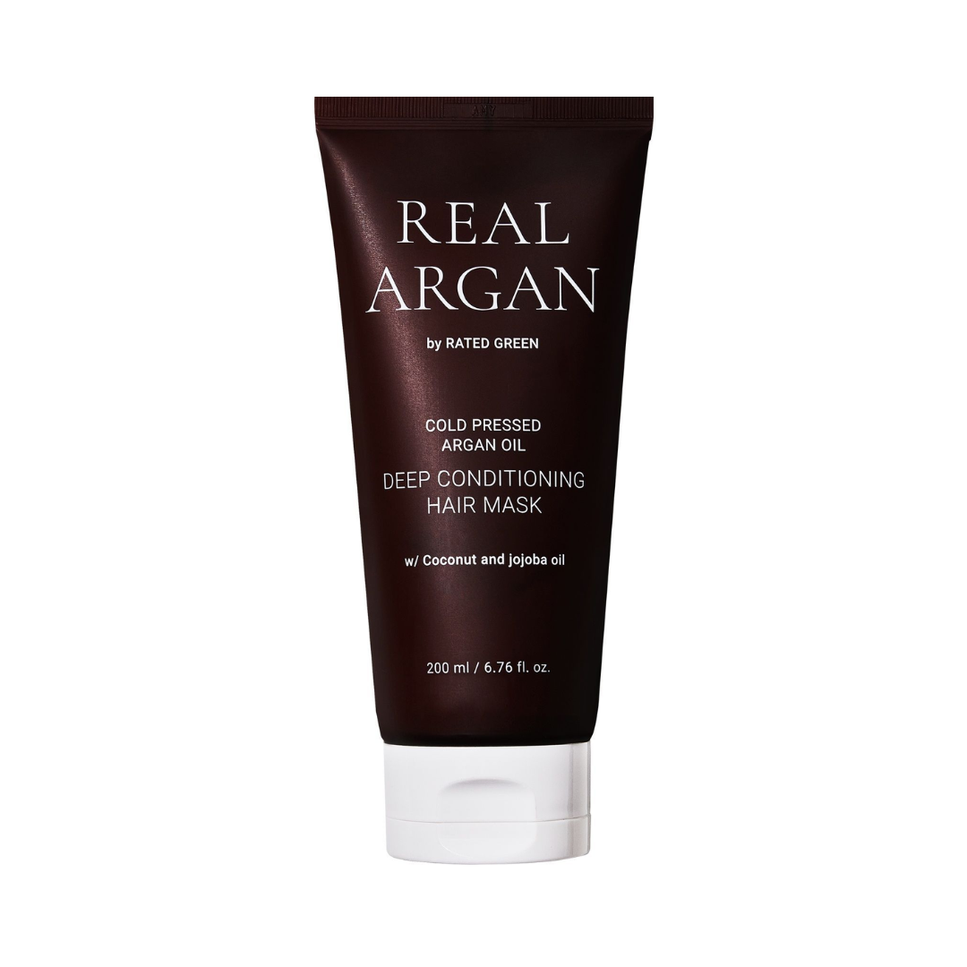 Маска глибоко-кондиціонуюча арганова для волосся REAL ARGAN Rated Green 200 мл