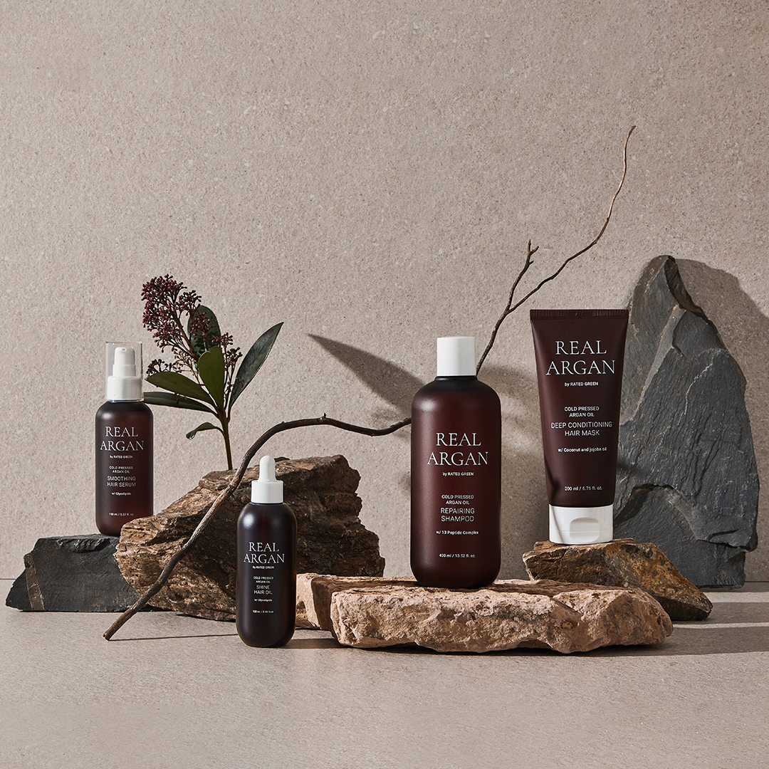 Маска глибоко-кондиціонуюча арганова для волосся REAL ARGAN Rated Green 200 мл