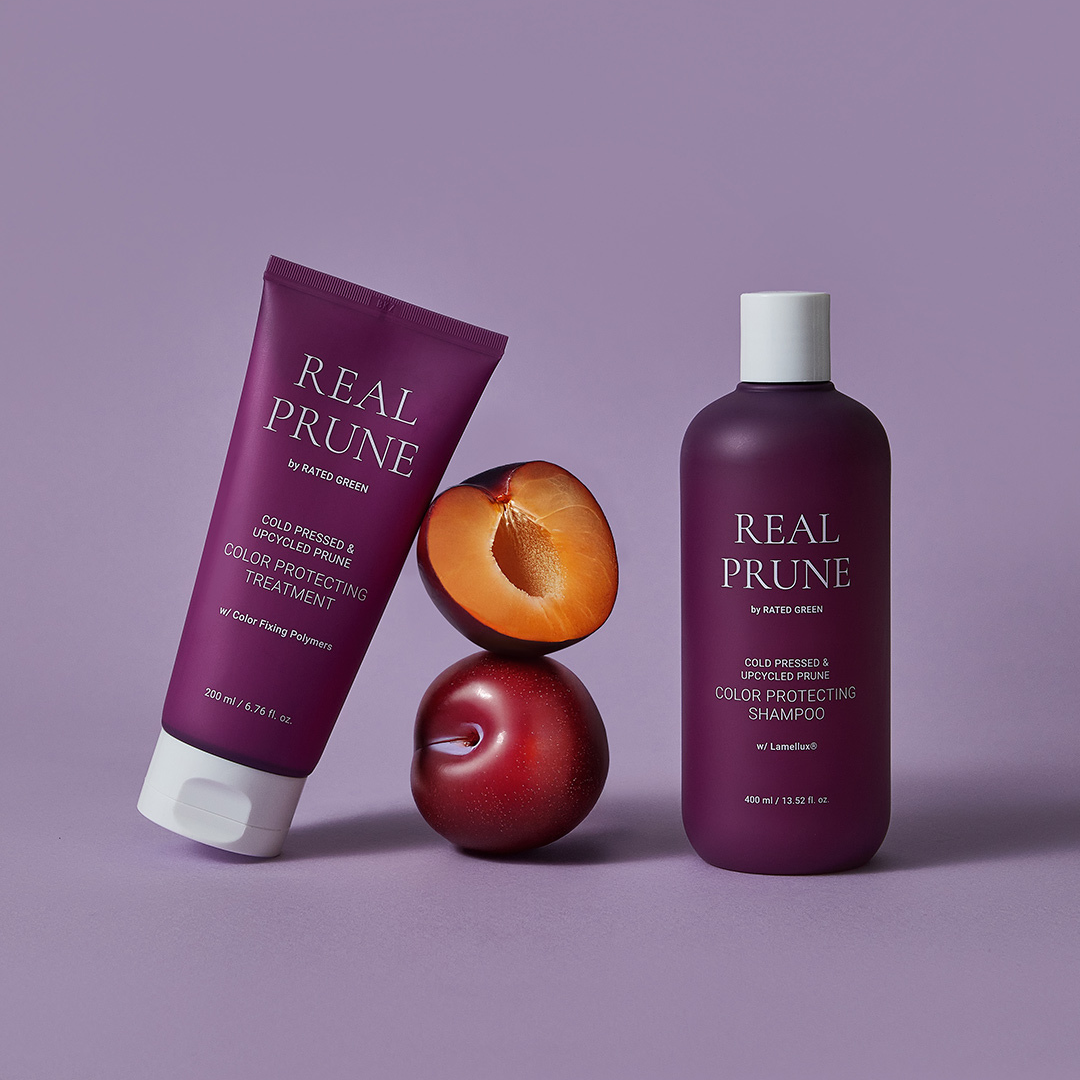 Шампунь захист фарбованого волосся з екстрактом сливи REAL PRUNE Rated Green 400 мл