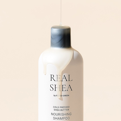 Шампунь живильний з маслом ши REAL SHEA Rated Green 400 мл