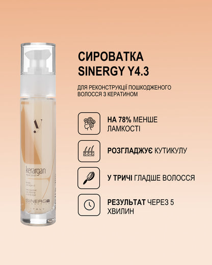 Sinergy™ Набір для реконструкції пошкодженого волосся серії Y4