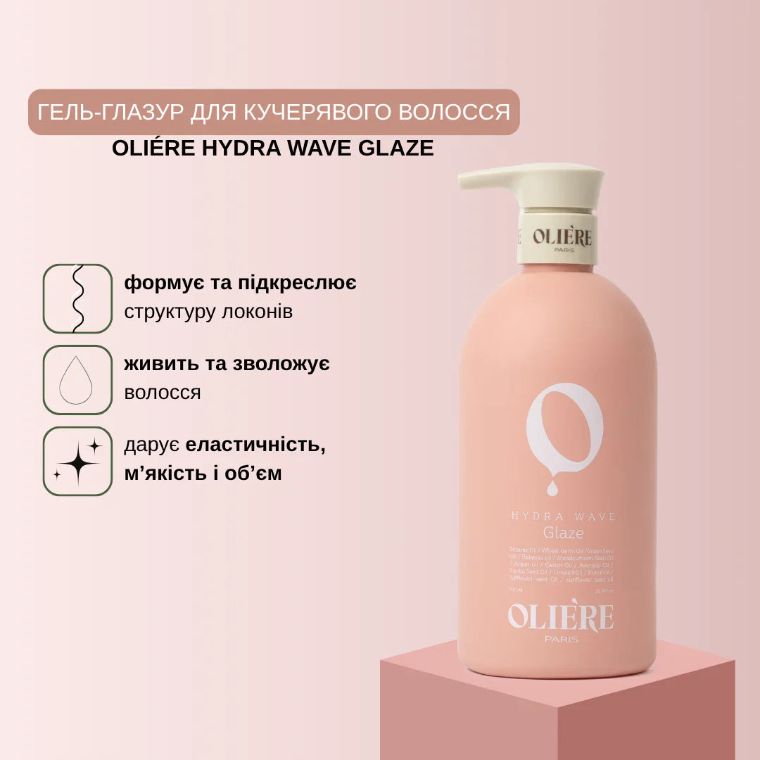Гель-глазур для кучерявого волосся Hydra Wave OLIE'RE PARIS 500 мл