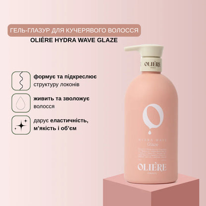 Гель-глазур для кучерявого волосся Hydra Wave OLIE'RE PARIS 500 мл