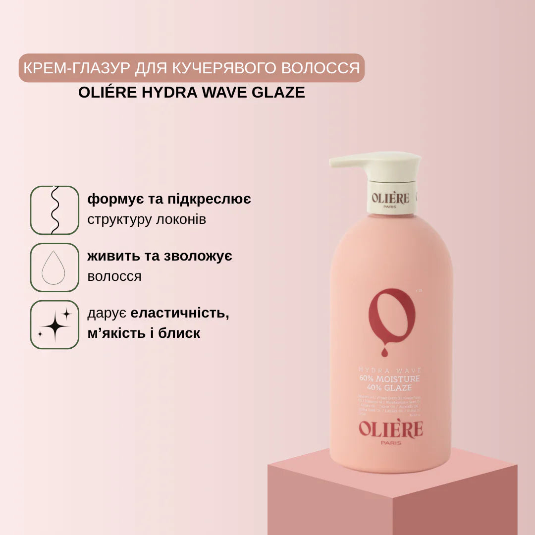 Крем-глазур для кучерявого волосся Hydra Wave OLIE'RE PARIS 500 мл