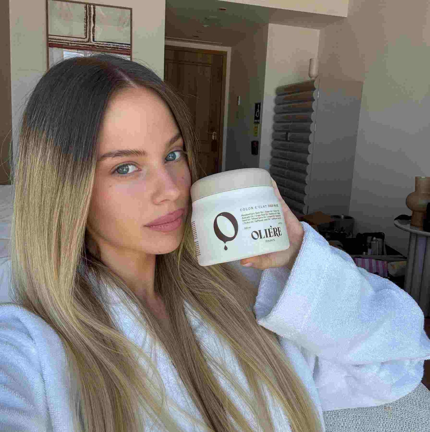 Маска для збереження кольору фарбованого волосся Color E'Clat OLIE'RE PARIS 500 мл