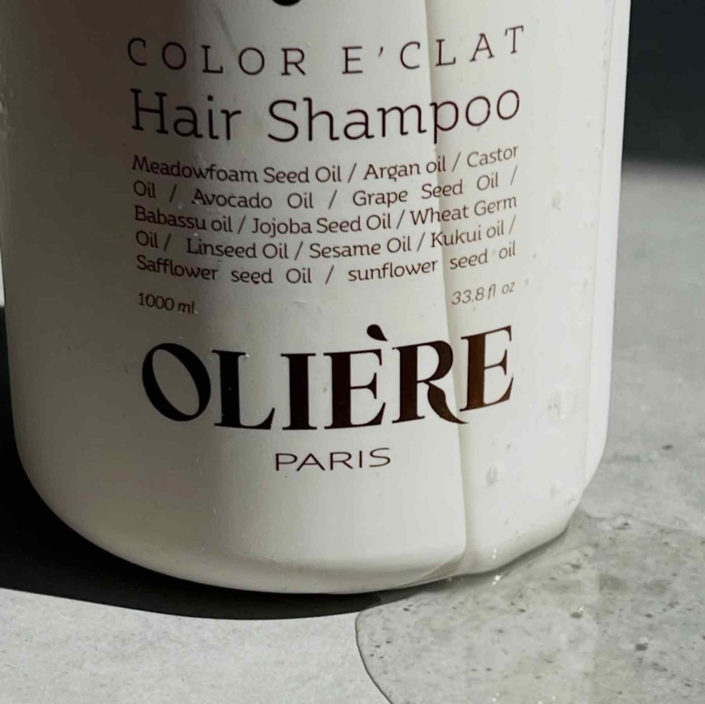 Шампунь для збереження кольору фарбованого волосся Color E'Clat OLIE'RE PARIS 500 мл