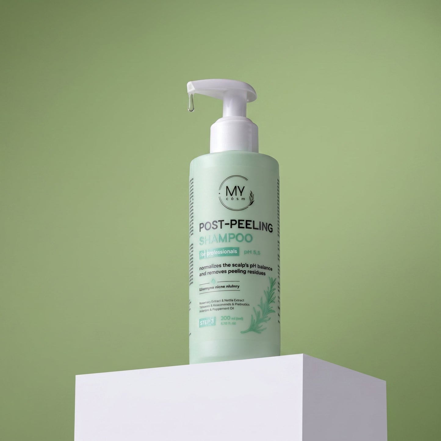 Шампунь після пілінгу Post-peeling Shampoo pH 5,5 MY cosm, 200 мл