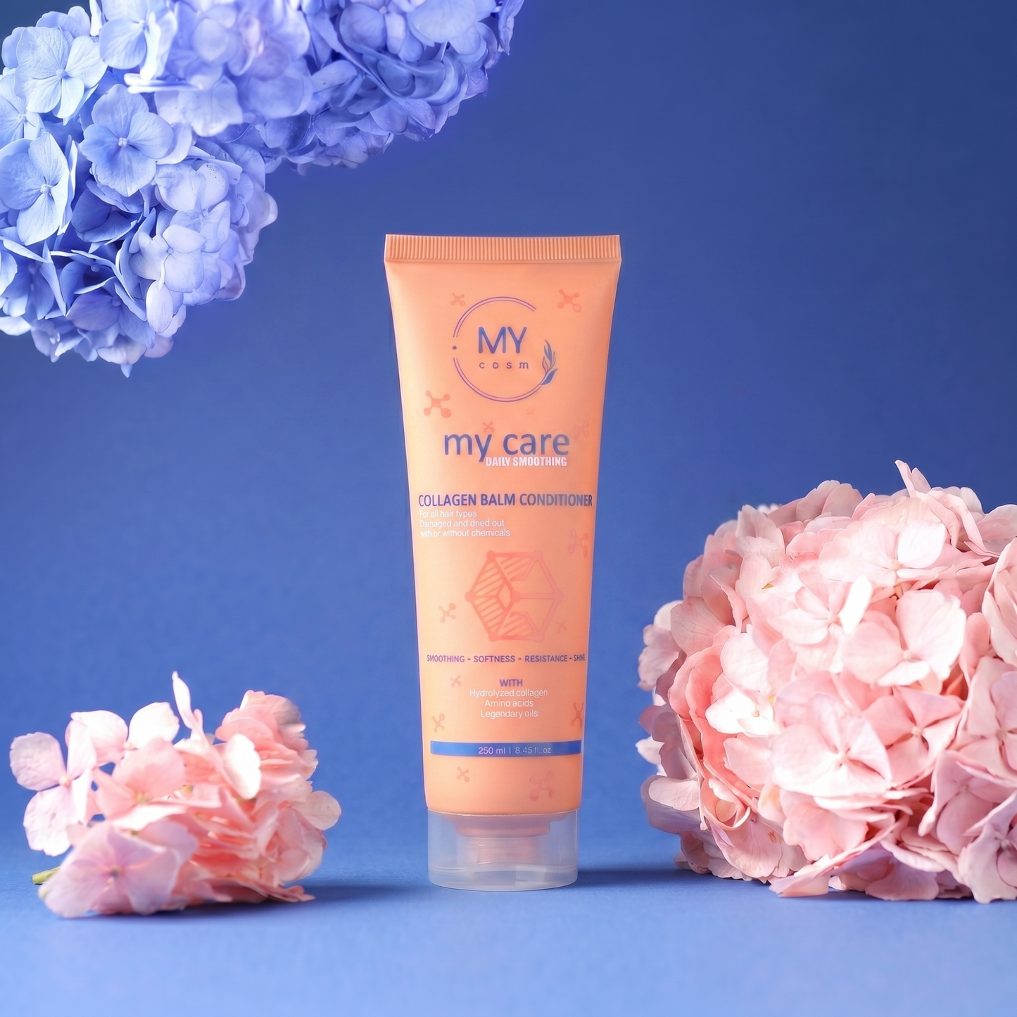 Кондиціонер для волосся щоденний розгладжуючий Daily Smoothing Collagen MY cosm, 250 мл