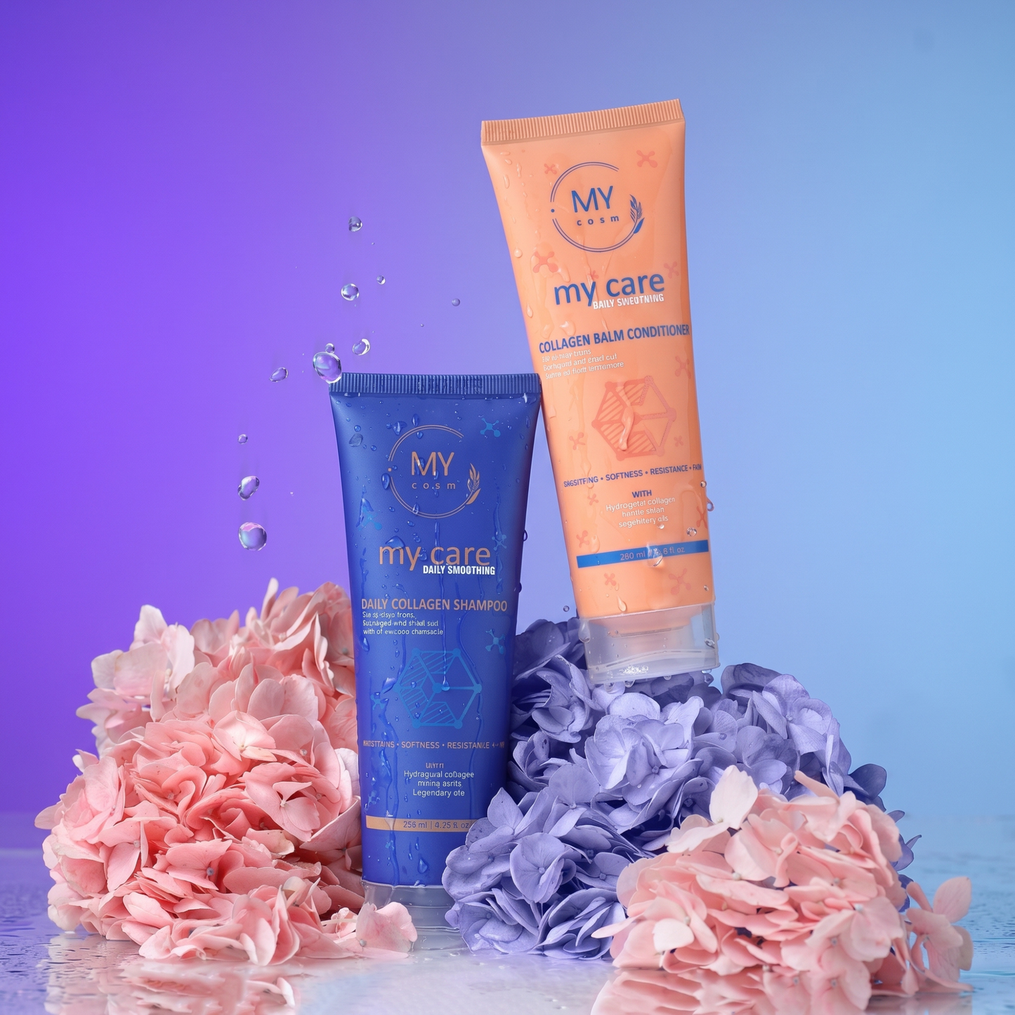 Шампунь для волосся щоденний розгладжуючий Daily Smoothing Collagen MY cosm, 250 мл