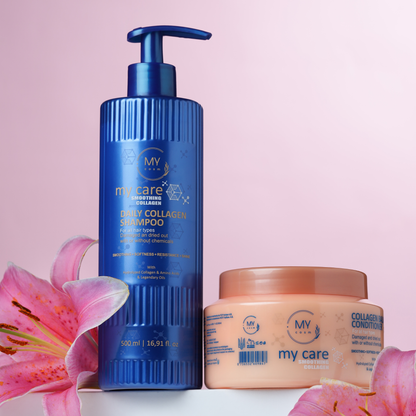 Шампунь для волосся щоденний розгладжуючий Daily Smoothing Collagen MY cosm, 500 мл