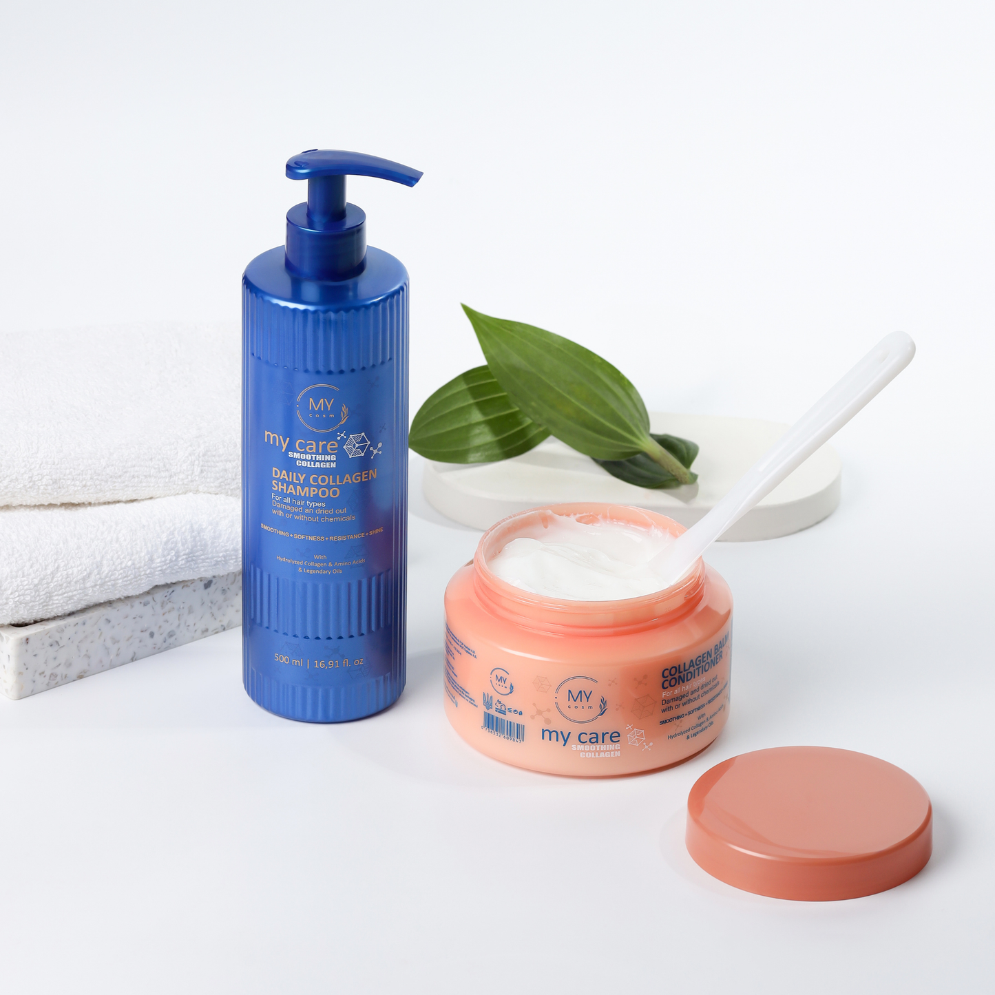 Кондиціонер для волосся щоденний розгладжуючий Daily Smoothing Collagen MY cosm, 500 мл