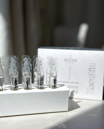 Ампули для реконструкції пошкодженого волосся LUXURY KERATIN ENVIE 10*10 мл