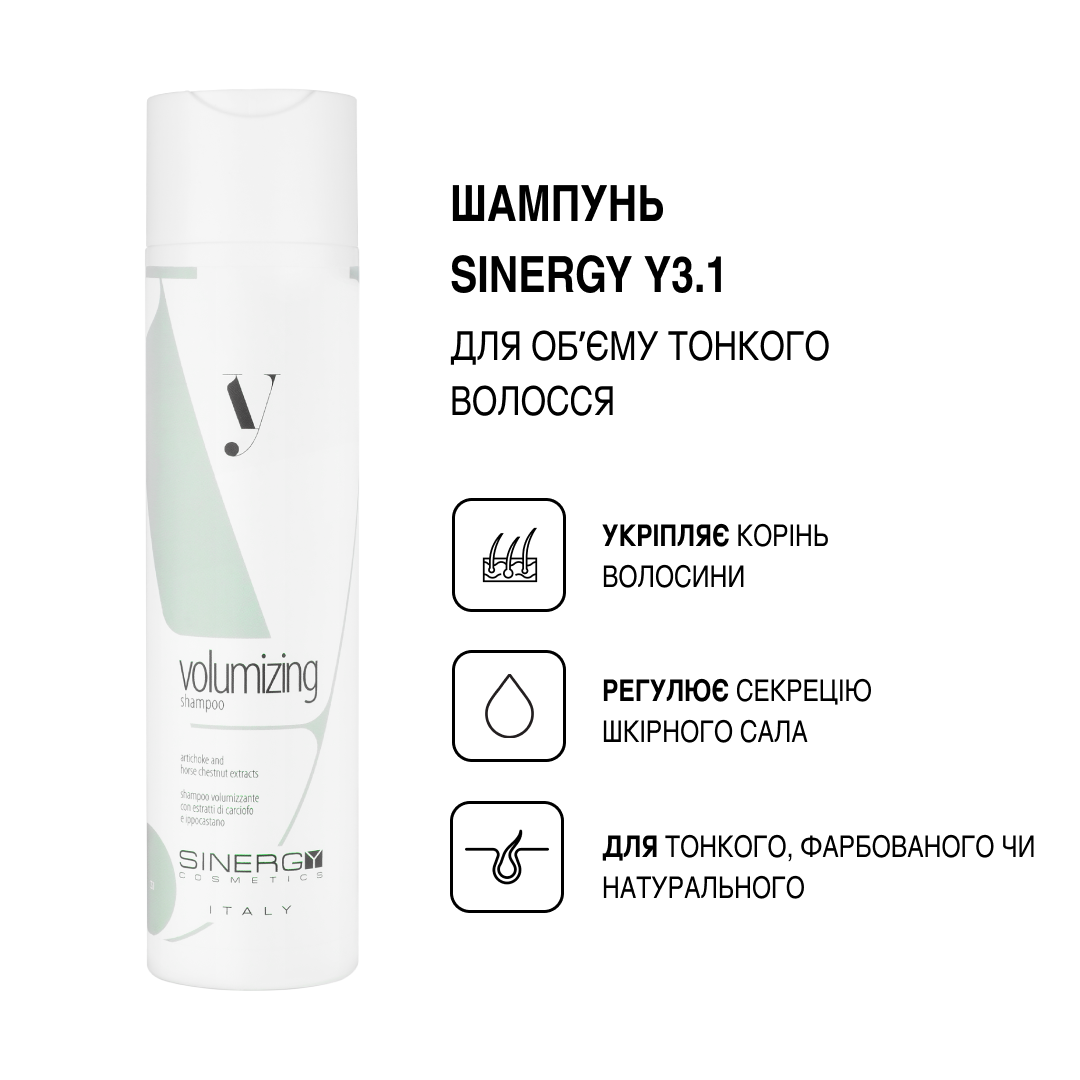 Sinergy™ Набір для об'єму тонкого волосся серії Y3 Sinergy