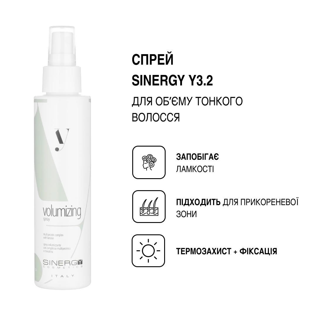 Sinergy™ Набір для об'єму тонкого волосся серії Y3 Sinergy