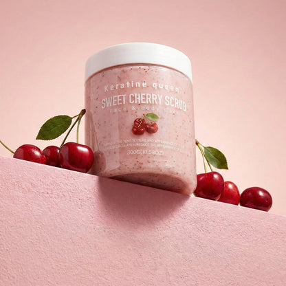 Скраб для тіла з ароматом вишні Keratin Queen, 300 г