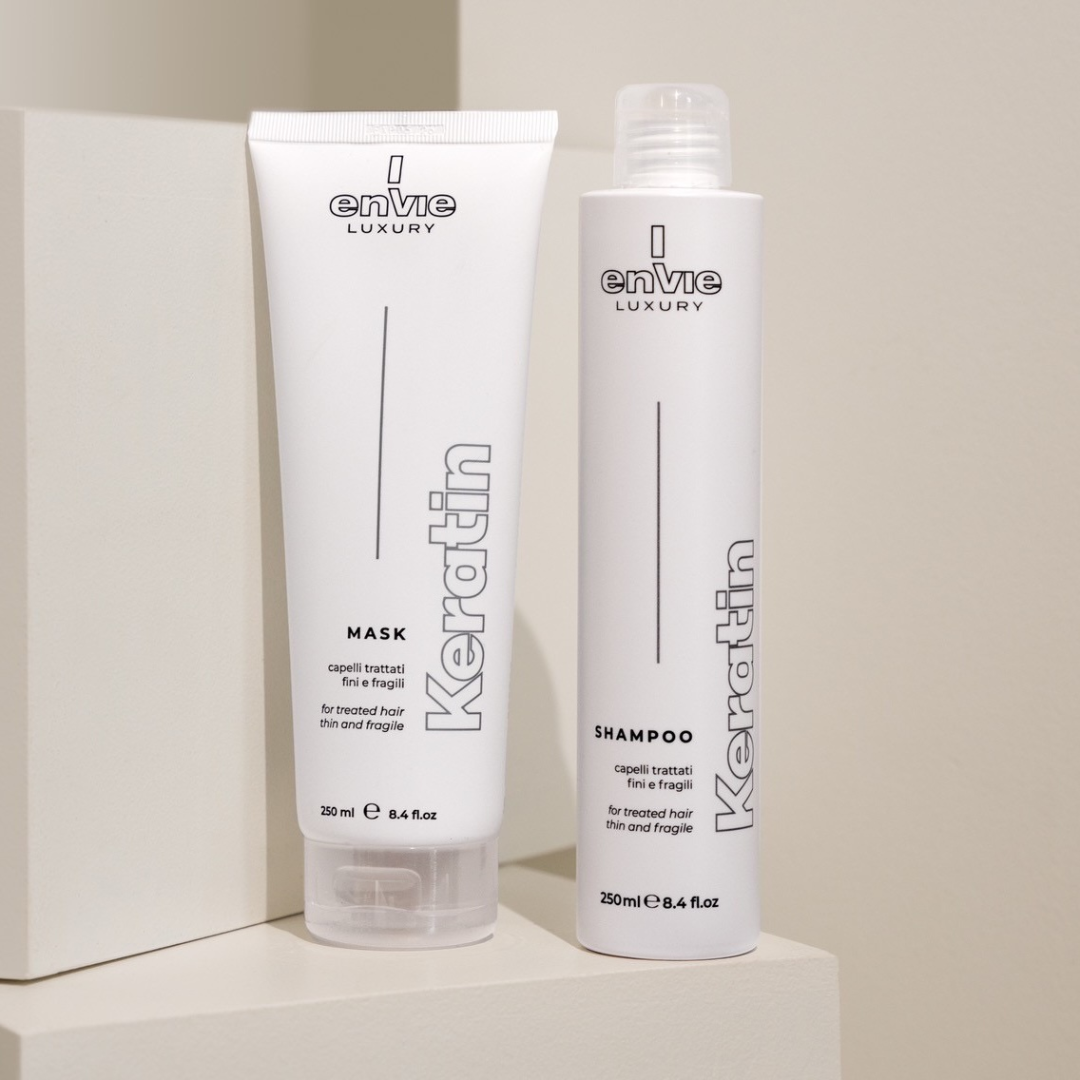 Маска капілярна для пошкодженого волосся з кератином LUXURY KERATIN ENVIE 250 мл