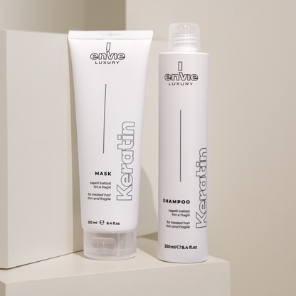 Маска капілярна для пошкодженого волосся з кератином LUXURY KERATIN ENVIE 250 мл