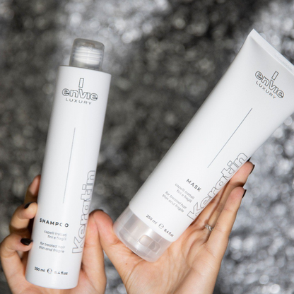 Маска капілярна для пошкодженого волосся з кератином LUXURY KERATIN ENVIE 250 мл