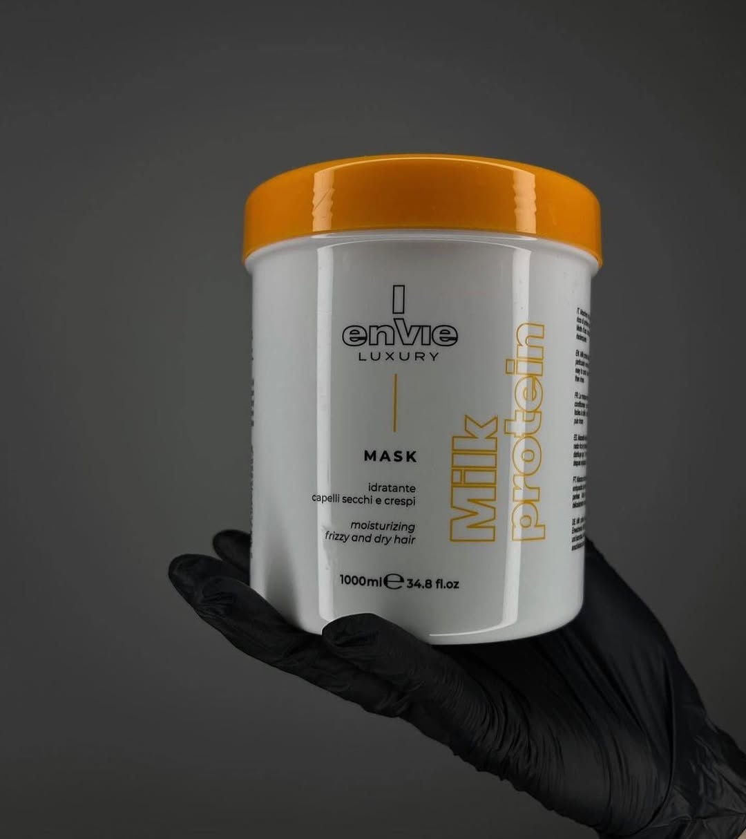 Маска для сухого та кучерявого волосся з молочними протеїнами LUXURY MILK ENVIE 1000 мл