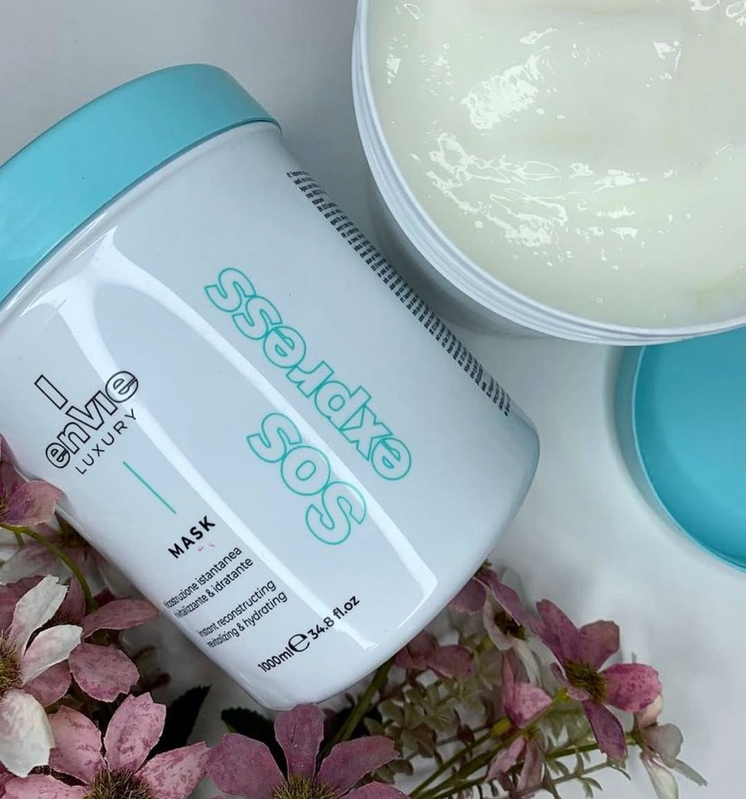 Маска для миттєвого відновлення сухого волосся амінокислотна LUXURY SOS ENVIE 1000 мл