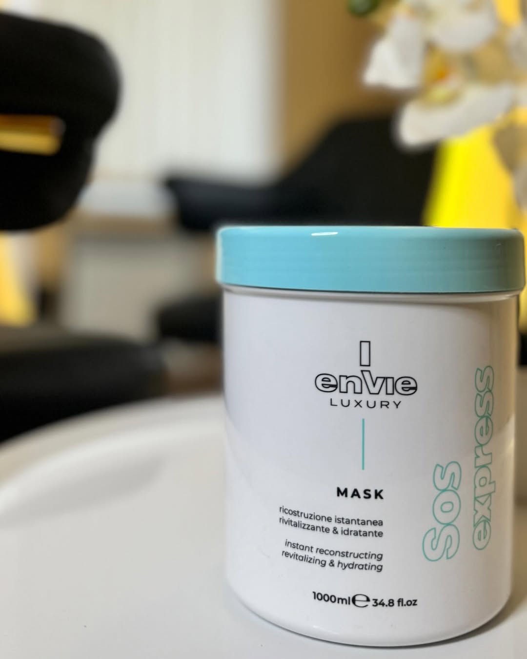 Маска для миттєвого відновлення сухого волосся амінокислотна LUXURY SOS ENVIE 1000 мл
