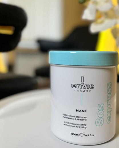 Маска для миттєвого відновлення сухого волосся амінокислотна LUXURY SOS ENVIE 1000 мл