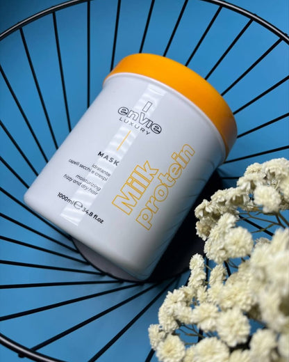 Маска для сухого та кучерявого волосся з молочними протеїнами LUXURY MILK ENVIE 1000 мл