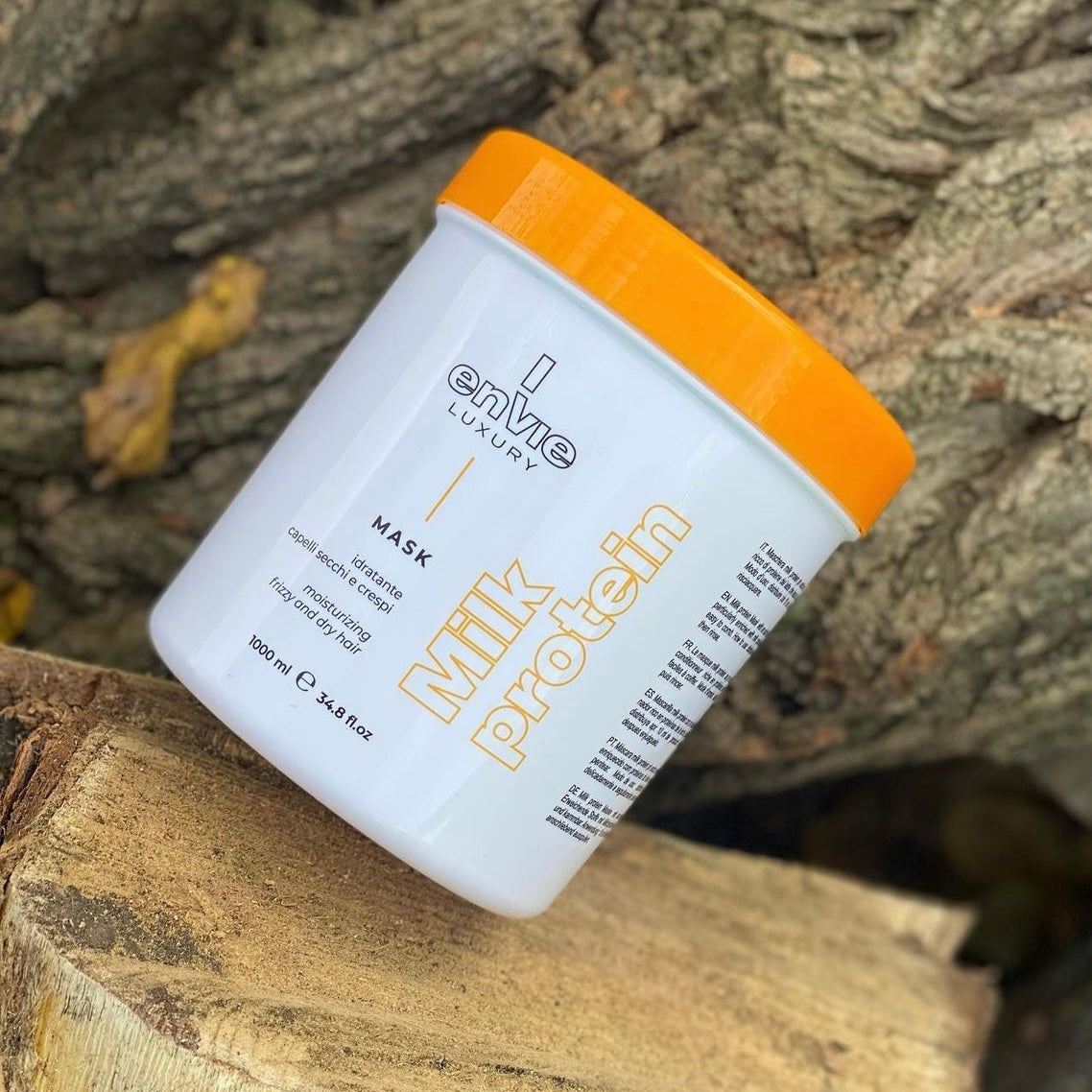 Маска для сухого та кучерявого волосся з молочними протеїнами LUXURY MILK ENVIE 1000 мл