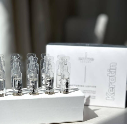 Ампула для реконструкції пошкодженого волосся LUXURY KERATIN ENVIE 1*10 мл