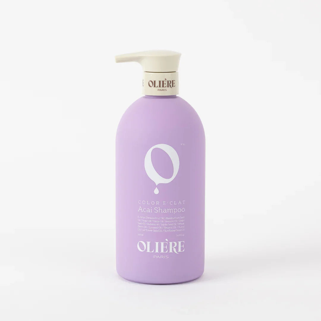 Шампунь для нейтралізації жовтих та помаранчевих відтінків волосся Color E'Clat Acai OLIE'RE PARIS 5