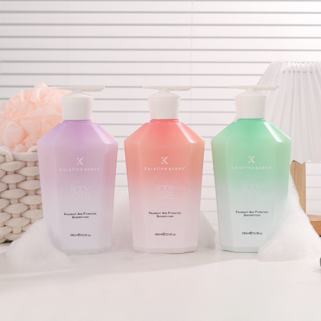 Гель для душу зволожуючий Keratin Queen, 680 мл