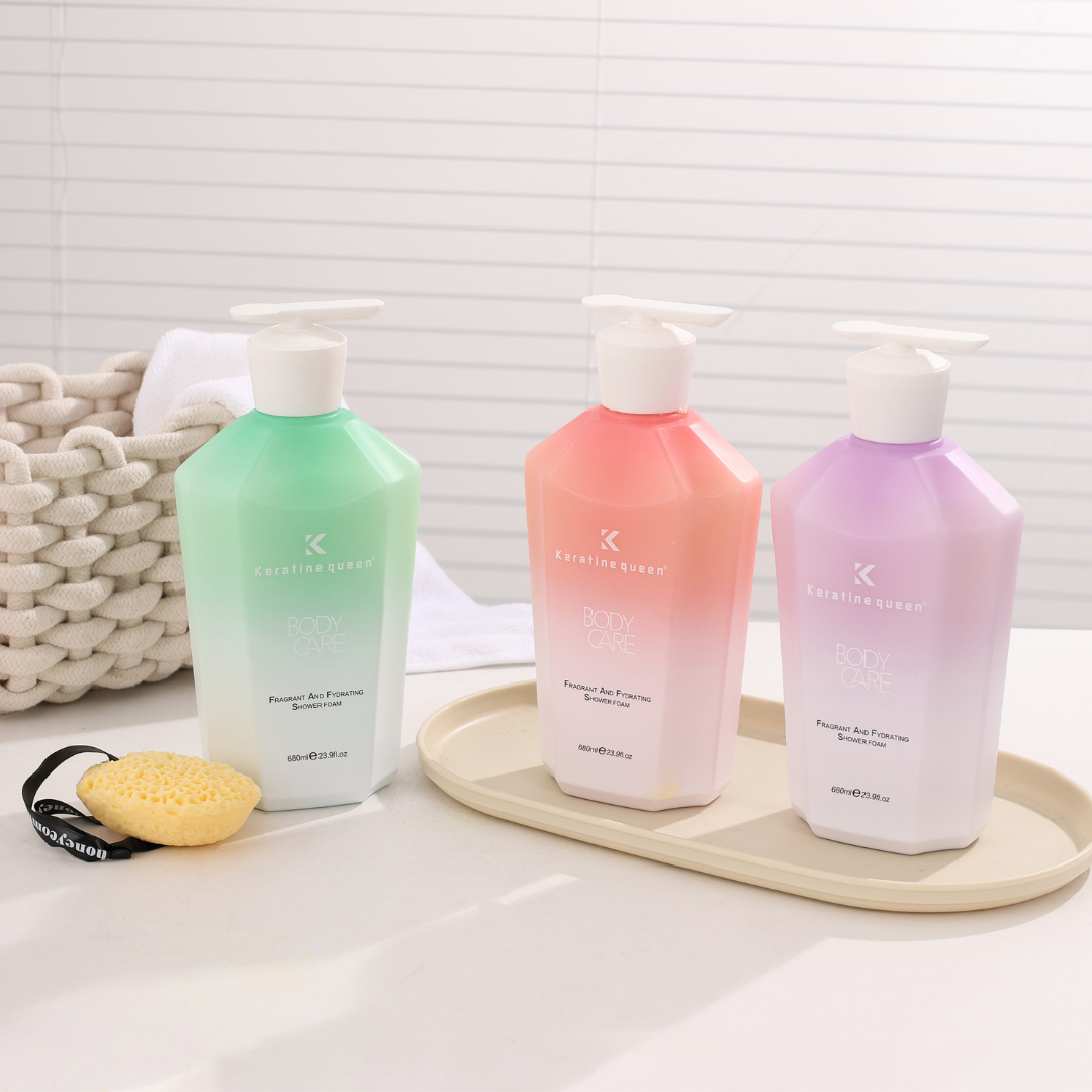 Гель для душу зволожуючий Keratin Queen, 680 мл