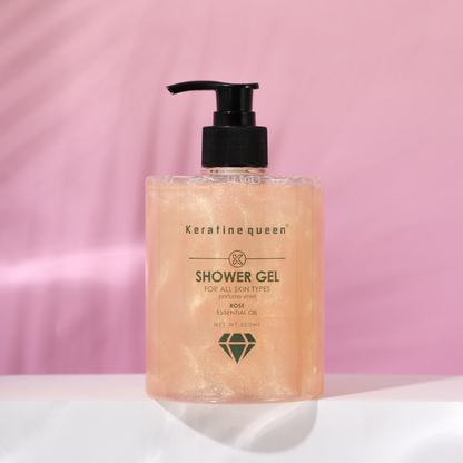 Гель для душу з олією троянди Keratin Queen, 500 мл