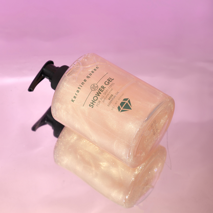 Гель для душу з олією троянди Keratin Queen, 500 мл