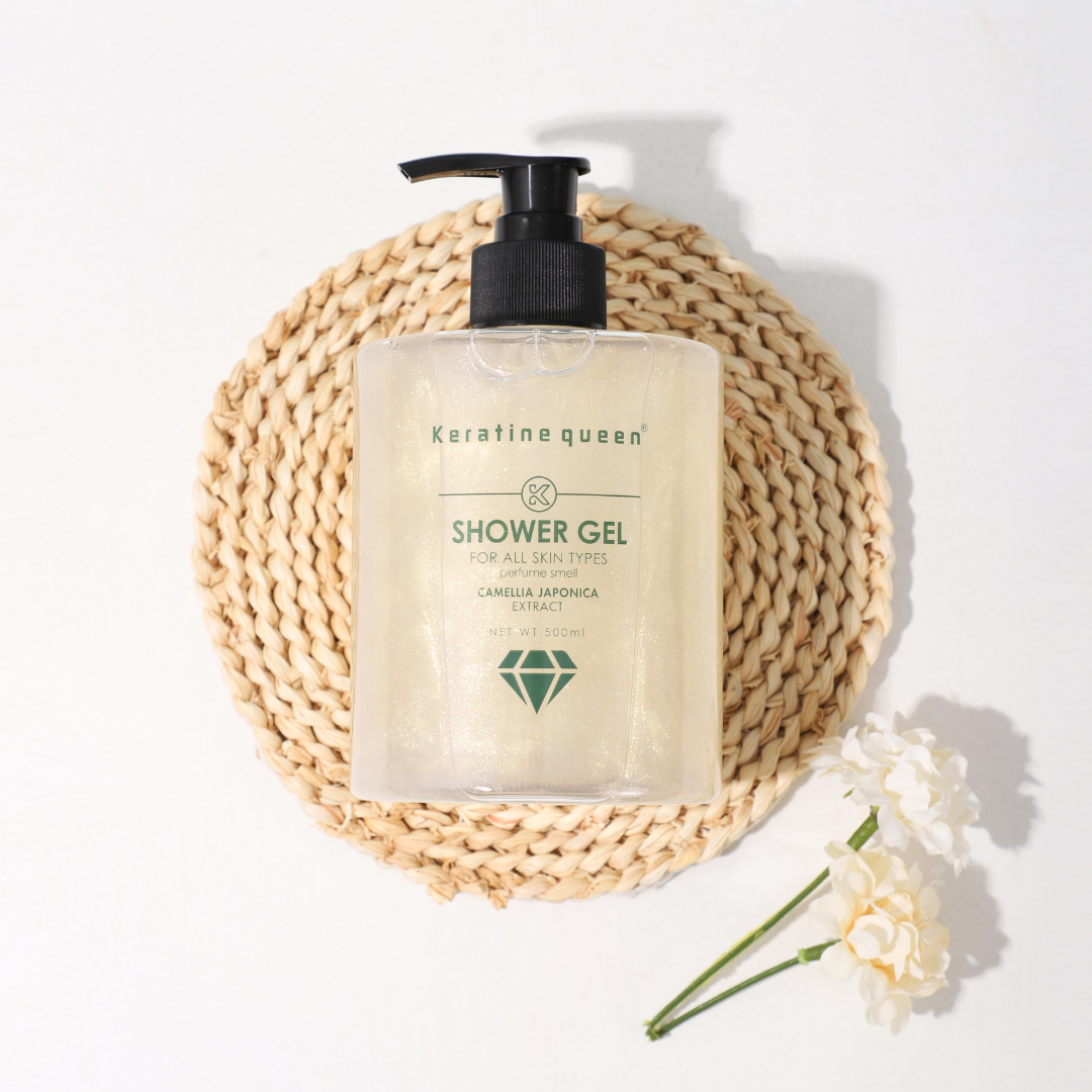 Гель для душу з екстрактом камелії Keratin Queen, 500 мл